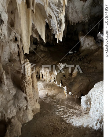 Grotte di Frasassi Karst Cave in Marche, Italy 103674957