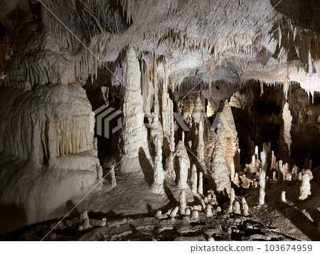 Grotte di Frasassi Karst Cave in Marche, Italy Grotte di Frasassi Karst Cave in Marche, Italy 103674959