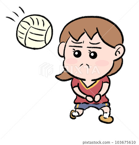 Volleyball girl 103675610
