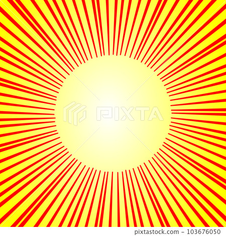 Concentrated line red and yellow 1:1 with copy space Concentrated line red and yellow 1:1 with copy space 103676050