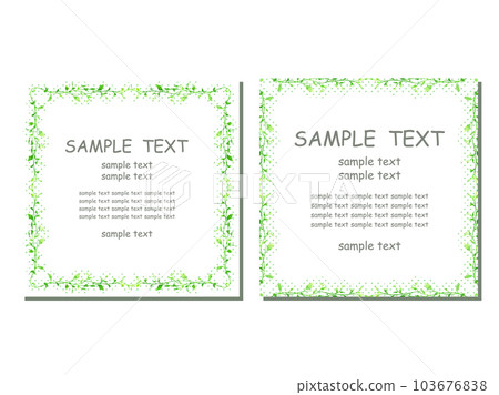 hand drawn botanical illustration frame 103676838