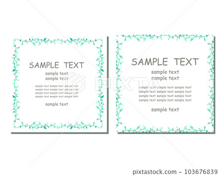 hand drawn botanical illustration frame hand drawn botanical illustration frame 103676839