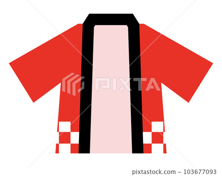 從正面看到的紅色法衣的插圖 從正面看到的紅色法衣的插圖 103677093