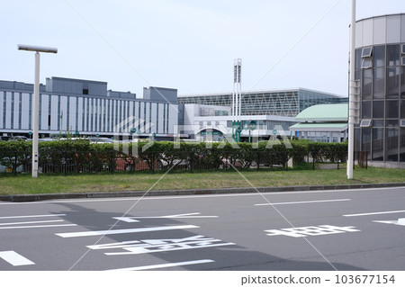 View of Chitose Airport building 103677154