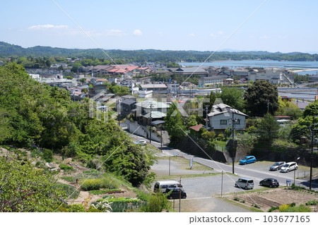 View of the city from Matsushima Shin-Toyama Observatory 103677165
