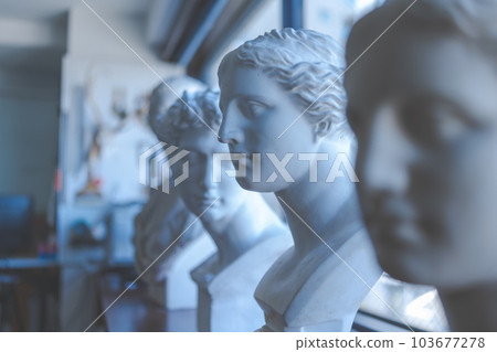 calcium sulfate, an art room, rough sketch 103677278