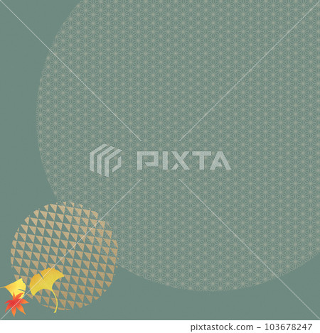 Autumn Japanese style material 103678247