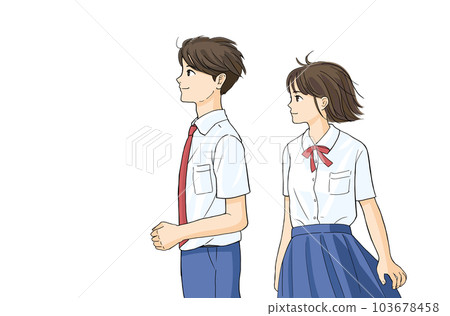 夏裝男女學生 103678458