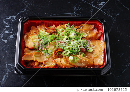軟豬肉便當 103678525