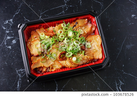 軟豬肉便當 103678526