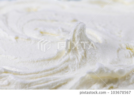 Cold and delicious ice milk cream Cold and delicious ice milk cream 103678567