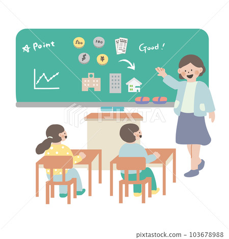 children learning about money children learning about money 103678988