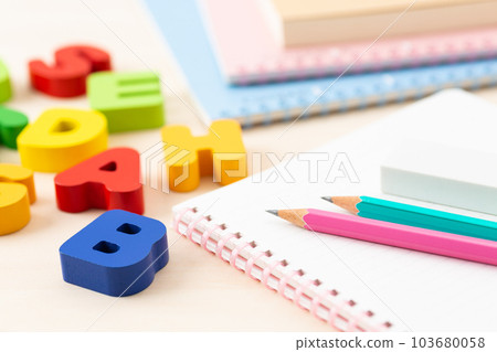 Alphabet and Stationery (Learning English) 103680058