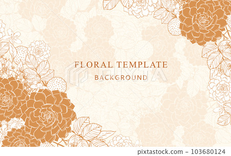 Line style floral background Line style floral background 103680124