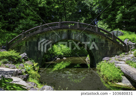 東京小石川後樂園圓月橋 東京小石川後樂園圓月橋 103680831