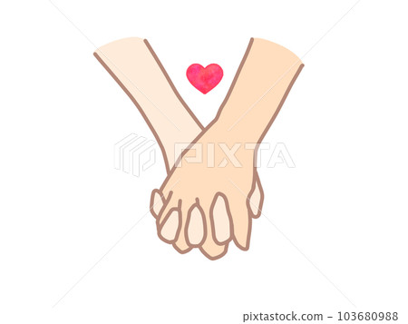 牽手戀人連接心 103680988