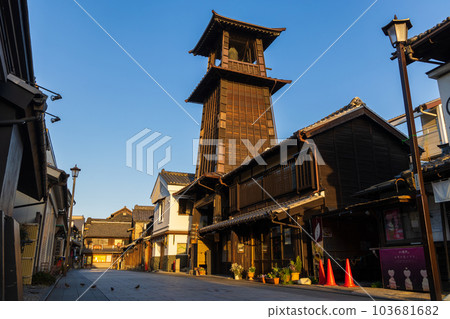 The symbol of Koedo Kawagoe, the bell when bathing in the morning sun The symbol of Koedo Kawagoe, the bell when bathing in the morning sun 103681682