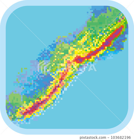 Linear rain zone illustration_icon Linear rain zone illustration_icon 103682196
