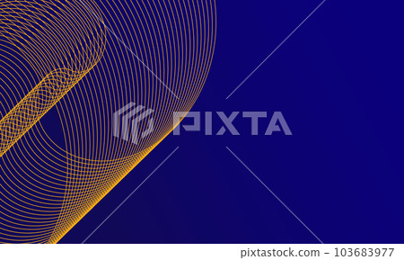 Golden of lines with the blue background. Golden of lines with the blue background. 103683977