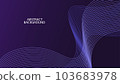 Modern purple gradient flowing wave lines with background. 103683978