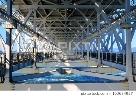 Railroad space on the Onaruto Bridge (Naruto City, Tokushima Prefecture) Railroad space on the Onaruto Bridge (Naruto City, Tokushima Prefecture) 103684937
