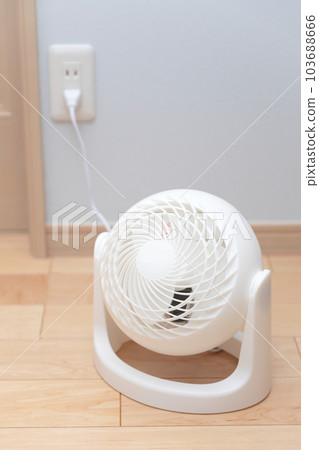 Send cool air all over the house with a circulator (fan) Send cool air all over the house with a circulator (fan) 103688666