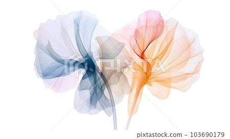 抽象背景與鮮花的形象 抽象背景與鮮花的形象 103690179