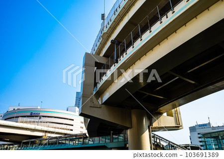 橫濱首都高速公路錦江路口畫曲線 2023.05 b-2 高飽和度對比 橫濱首都高速公路錦江路口畫曲線 2023.05 b-2 高飽和度對比 103691389