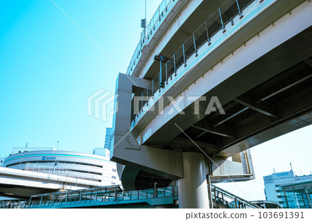 橫濱首都高速公路錦江交叉路口畫曲線 2023.05 b-3 淺色 橫濱首都高速公路錦江交叉路口畫曲線 2023.05 b-3 淺色 103691391