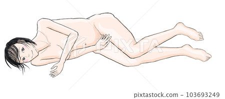 裸體躺在地板上的女孩 10 103693249