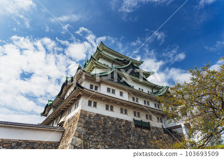 Nagoya Castle The first figure of the first reconstruction Tenshu 103693509