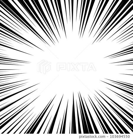 漫畫風格簡單的單色濃度線背景 103694550
