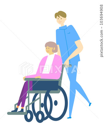 Wheelchair_medical, person set_medical care_variation Wheelchair_medical, person set_medical care_variation 103694908