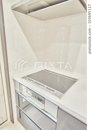 Kitchen image range hood and IH cooking heater stove Kitchen image range hood and IH cooking heater stove 103695117