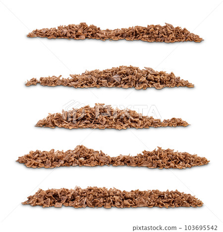 Plie of smoked salt 103695542