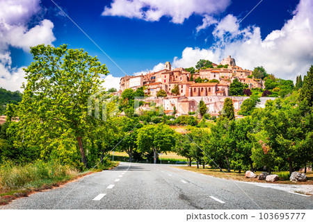 Banon, France hilltop village in Provence 103695777