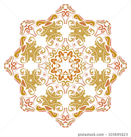 Oriental Abstract Pattern 103695823