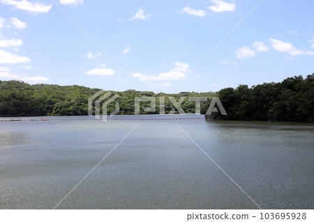 Donto水壩的水庫湖（兵庫縣神戶市三木市筒原湖） 103695928