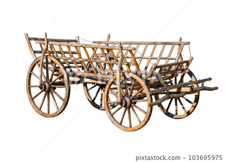 Old decorative cart Old decorative cart 103695975