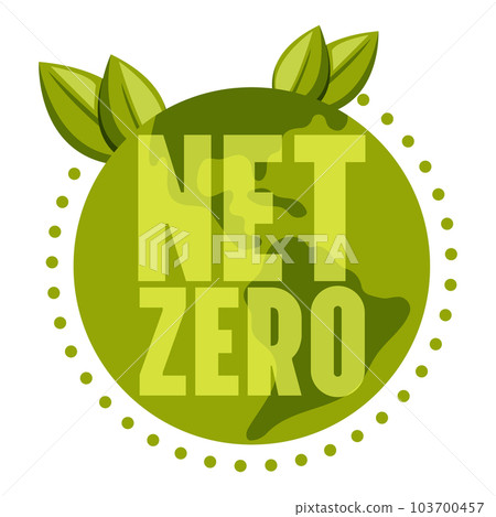 Net zero, planet earth with leaves, CO2 neutral, green vector illustration. Eco friendly isolated sign. Carbon emissions free, no air atmosphere pollution industrial production, environment protection Net zero, planet earth with leaves, CO2 neutral, green vector illustration. Eco friendly isolated sign. Carbon emissions free, no air atmosphere pollution industrial production, environment protection 103700457