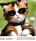 Kitten image generated by AI 103703908