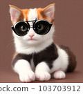 Kitten image generated by AI 103703912