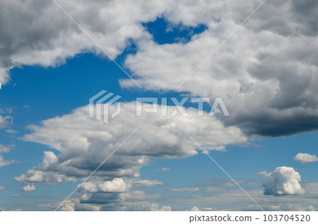 Blue sky with white clouds 103704520