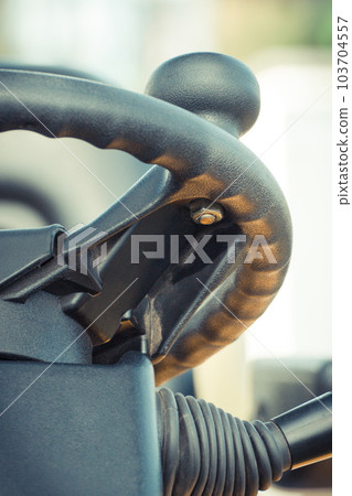 Steering wheel in forklift, tractor or other industrial machine Steering wheel in forklift, tractor or other industrial machine 103704557