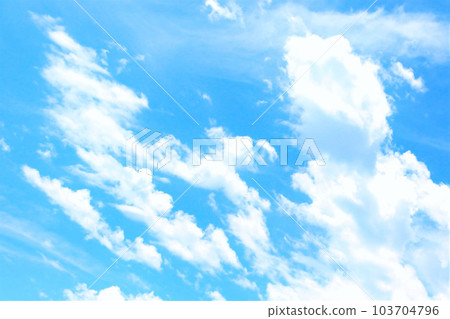 blue sky and white clouds blue sky and white clouds 103704796