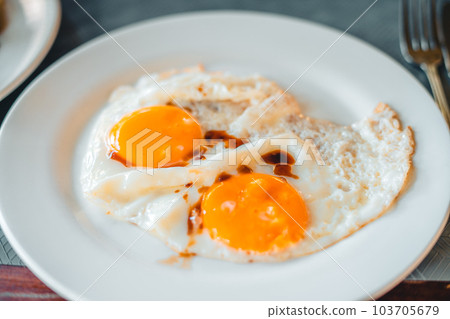 Breakfast served at the restaurant 103705679