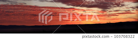 Sunrise panorama 103708322