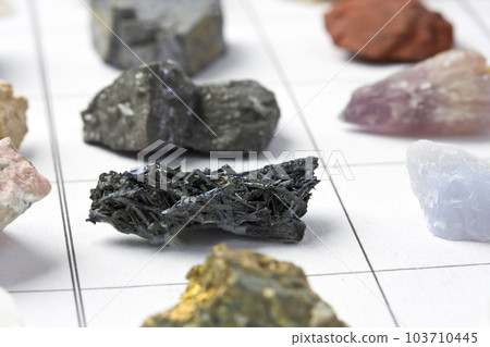 Collection of minerals 103710445
