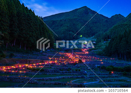 [愛知縣]新城/四谷千枚田/燭光 103710564