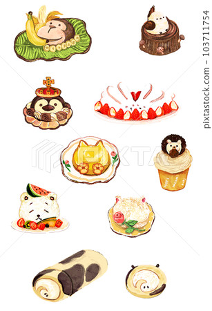 animal cake 103711754